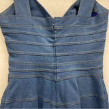 Tadashi Size 6-S Women's Blue Stitches Sheath Dress