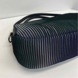 Jack Gomme Green-Blue Fabric Neon Shoulder Handbag