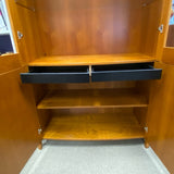 Skovby Danish Mid Century Modern Solid Brown Teak Cabinet