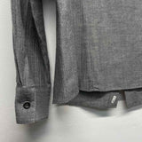 Lafayette 148 Size 8-M Women's Gray Tweed Button Up Shirt