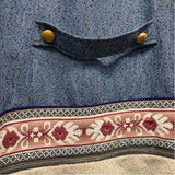 Elevenses - Anthropologie Women's Size Xl Blue-Multi Tweed Zip Up Jacket