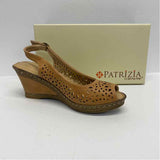 Patrizia by Spring Step Size 38-7.5 Women's Camel Cut Out Slingback Sandals