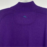 Tommy Bahama Size L Purple Knit Cotton Tweed Men's Men's Sweater