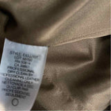 Elie Tahari Women's Size M Copper Shimmer Moto Jacket