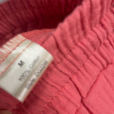 Elan Women's Size 8-M Coral Textured Jogger Pants