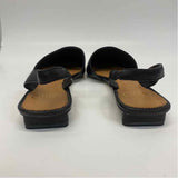 Franco Sarto Size 7.5 Women's Black Solid Slingback Shoes