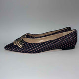 Sam Edelman Size 7.5 Women's Black-Multi Pattern Flats Shoes