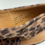 Kelsi Dagger Women's Size 6.5 Brown-Tan Animal Print Pep Toe Shoes