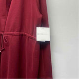 Beyond Yoga Women's Size Xl Burgundy Solid Drawstring Sweatshirt