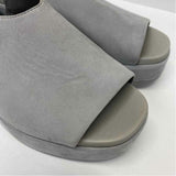 Camper Size 38-7.5 Women's Light Gray Solid Slingback Sandals