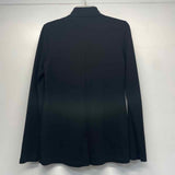 Eileen Fisher Women's Size XS Black Solid Single Button Jacket