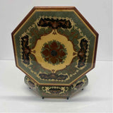 Green-Brown Wood Lacquer Wind Up Music Box