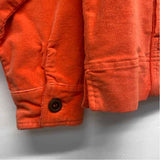 Fresh Produce Women's Size M Orange Solid Button Up Jacket