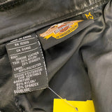 Harley Davidson Black Leather Solid Chaps Womens