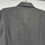 Lafayette 148 Size 8-M Women's Gray Tweed Button Up Shirt