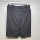 Vodka & Lemon Size 10-40 Women's Gray Houndstooth Faux Wrap Skirt