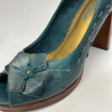 Seychelles - Anthropologie Size 6.5 Women's Green Heel Shoes