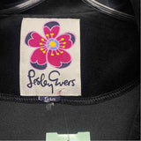 Lesley Evers Women's Size L Black Solid Blazer Jacket