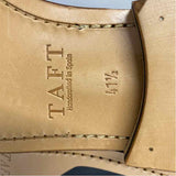 Taft Shoe Size 41.5- 8.5 White-Black Leather Men's Men's Shoes