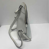 Michael Kors White Pebbled Leather Backpack Handbag