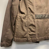 Montanaco Women's Size L Brown Solid Zip Up Jacket