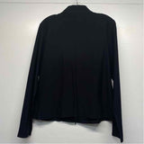 Eileen Fisher Women's Size M Black Solid Zip Up Jacket