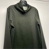 Under Armour Size M Women's Dark Green Pattern Turtle Neck Activewear Top