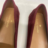 Kate Spade Size 8 Women's Burgundy Solid Loafer Flats