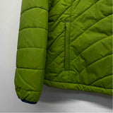 Lands' End Women's Size L Lime Solid Puffer Jacket