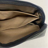 Grams28 City Pack 154 Green Leather Pebbled Crossbody Handbag