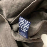 Blue Saks Fifth Ave Size Xl Women's Dark Gray Tweed Button Up Blouse