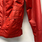 Zenergy By Chico's Women's Size 1-M Red Solid Zip Up Jacket