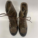 Double H Size 7 Women's Brown Distressed Lace Up Boots