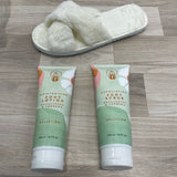 Wanderflower 3-Piece Plush Slipper Bath Gift Set