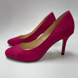 Jessica Simpson Size 6.5 Women's Fuschia Textured Pump Shoes