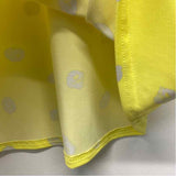 Jamie Sadock Size M Women's Yellow-Green Polka Dot Short Sleeve Activewear Top