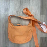Athleta Orange Nylon Solid Crossbody Handbag