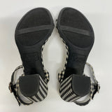 Circus By Sam Edelman Size 7.5 Women's Black-White Plaid High Heel Sandals