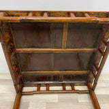 Antique Brown Bamboo Mahjong/ Huanghuali Table