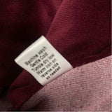 Lesley Evers Women's Size Xl Burgundy Solid Blazer Jacket