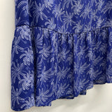 Lpb Woman Size S Women's Blue-White Pattern Shift Dress