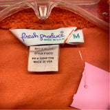 Fresh Produce Women's Size M Orange Solid Button Up Jacket