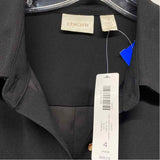 Chico's Women's Size 4-2x Black Solid Button Up Jacket