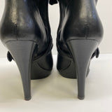 Nine West Size 7.5 Women's Black Solid Tall-High Heels Boots