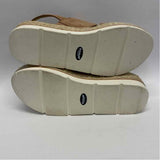 Dr. Scholls Size 8 Women's Tan Cut Out Espadrille Sandals