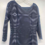 Chiara Boni La Petite Robe Size 46- L Women's Black-Gray Pattern Sheath Dress