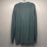 Kit + Ace Size M Women's Mint Solid Maxi-Button Up Sweater