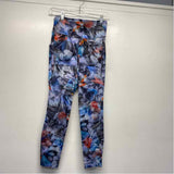 Lululemon Size 6 Women's Blue-Multi Pattern Pants Activewear Pants