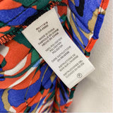 Michael Michael Kors Size 10-M Women's Blue-Multi Pattern Maxi Dress