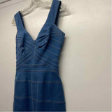 Tadashi Size 6-S Women's Blue Stitches Sheath Dress